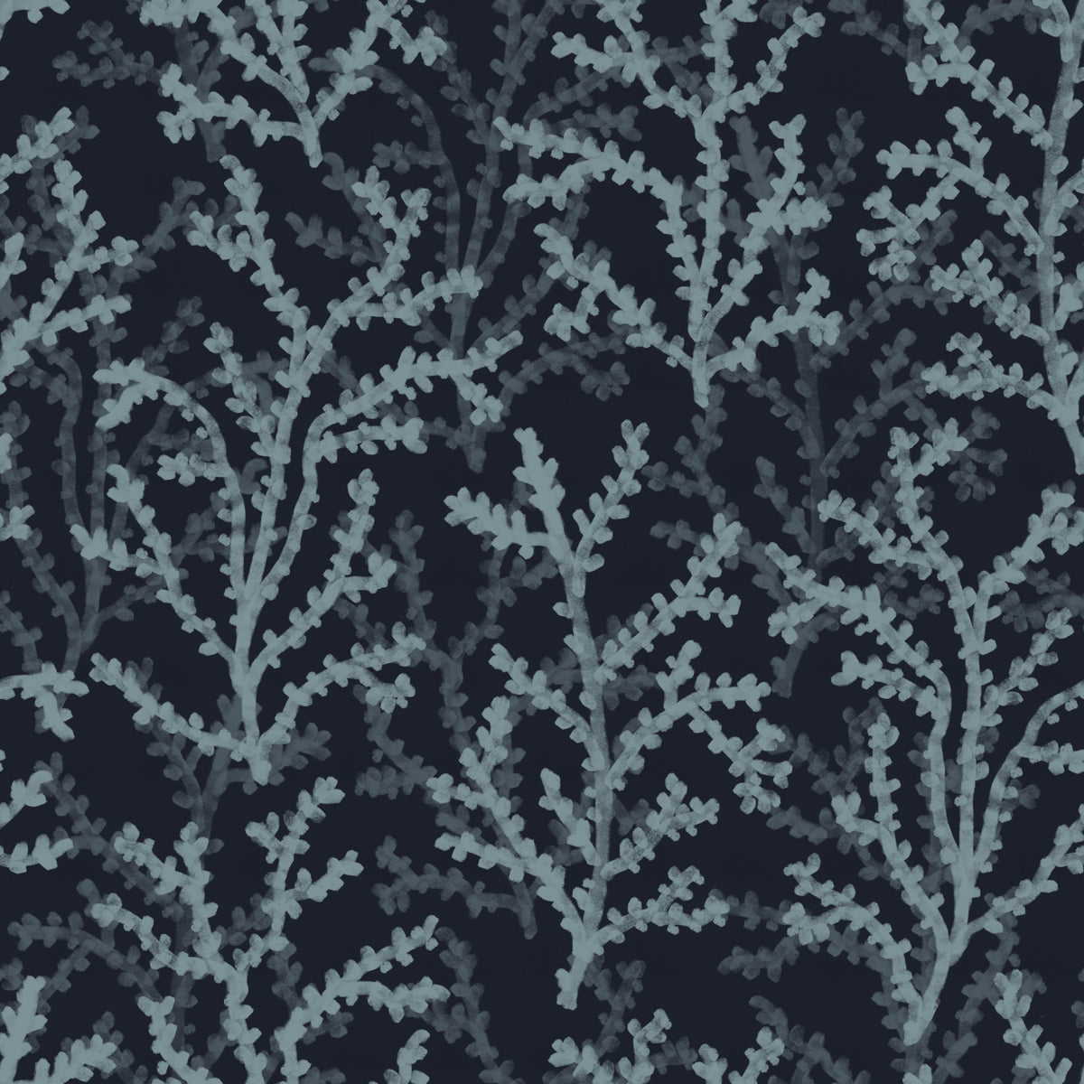 Painted Coraline Slate Gray Dark Wallpaper⁠ in your room — zoomed