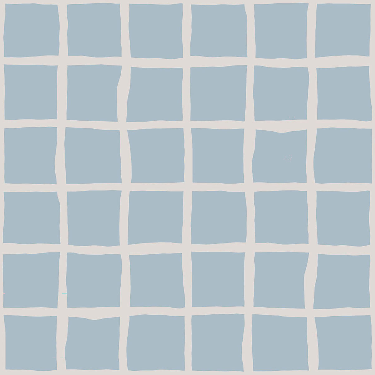 Soft Blue Grid Wallpaper Boho Coastal Wallpaper⁠ in your room — zoomed