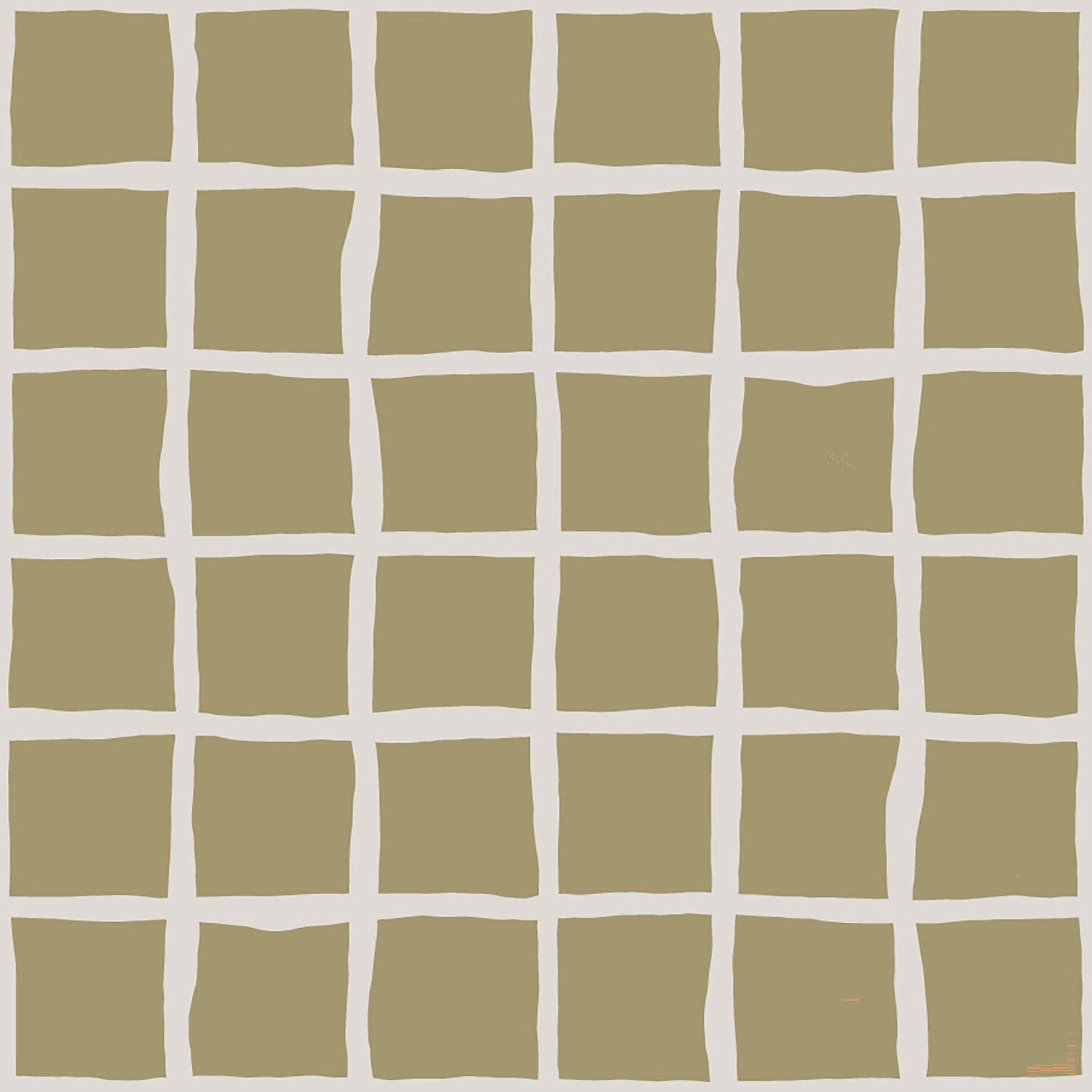 Olive Beige Green Grid Wallpaper Boho Coastal Wallpaper⁠