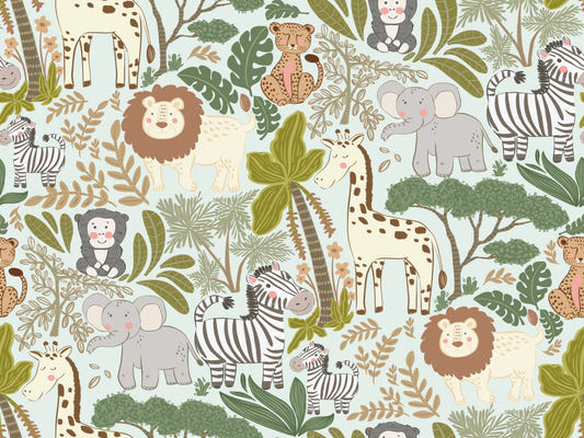 Enchanted Jungle Crew Wallpaper⁠