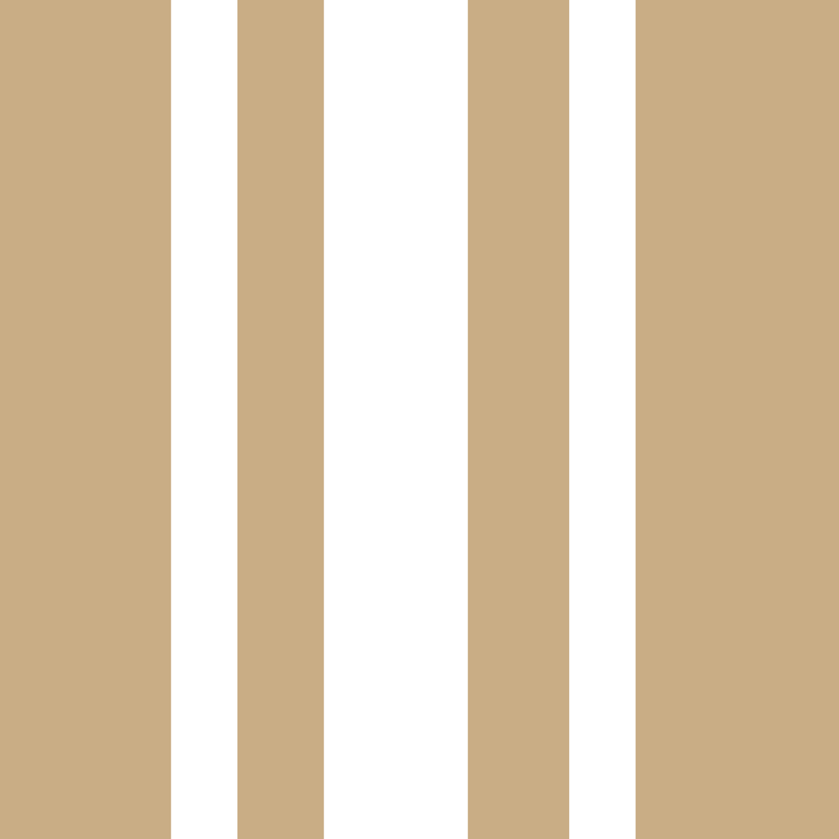 Taupe Ticking Stripe Wallpaper Neutral Farmhouse Wallpaper⁠ in your room — zoomed
