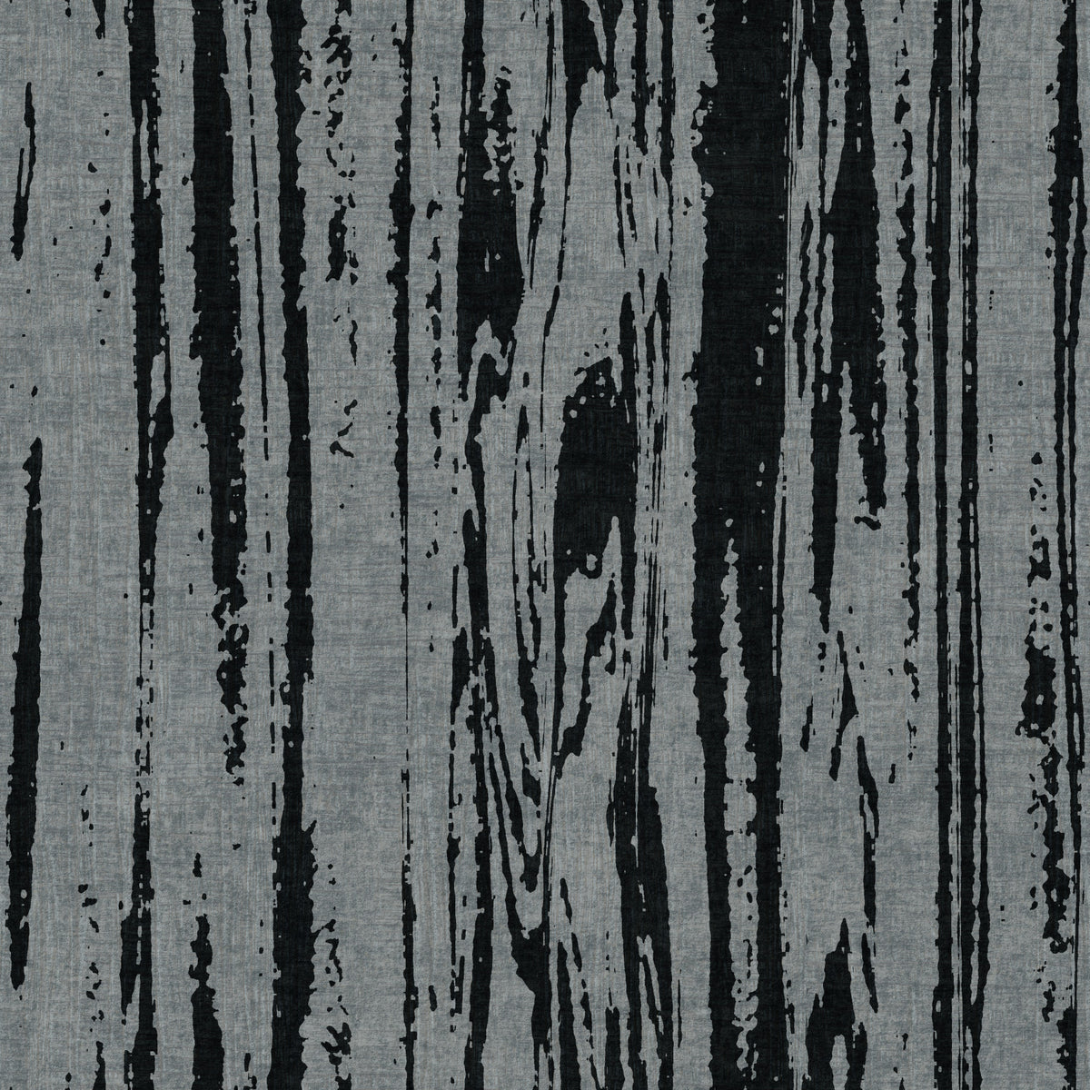 Modern Abstract Woodgrain Organic Lines Charcoal Grey Wallpaper⁠ in your room