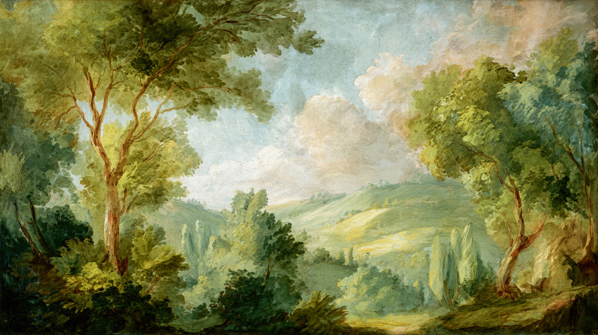 Green Landscape Dream Wall Mural