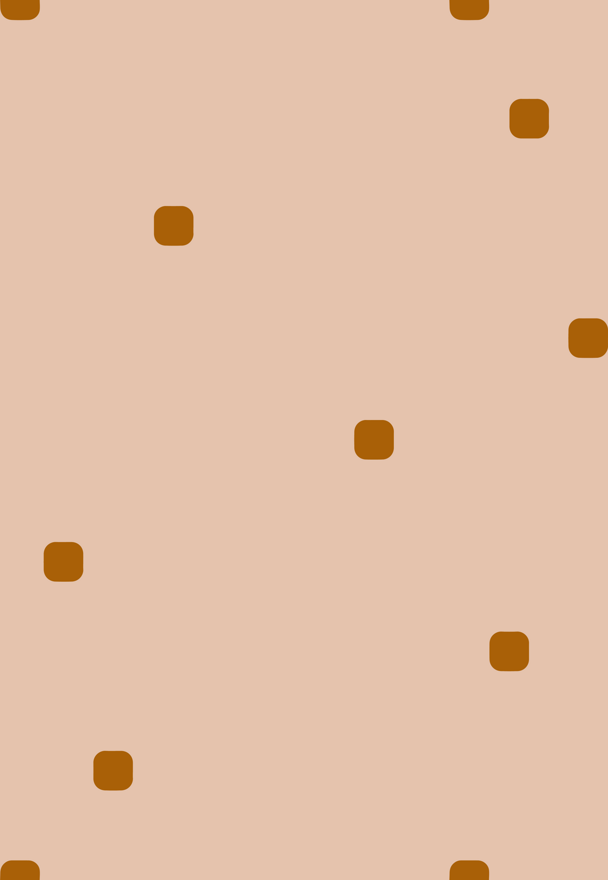 Blush Beige Polka Dot Wallpaper Retro Minimal Wallpaper⁠ in your room — zoomed