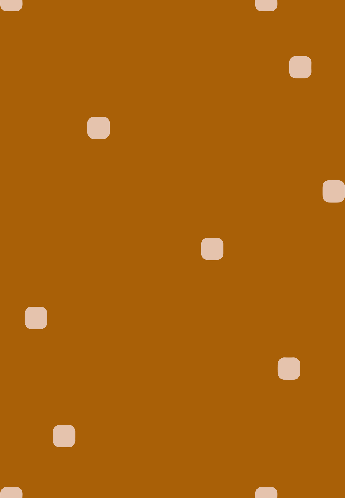 Terracotta Beige Polka Dot Wallpaper Retro Minimal Wallpaper⁠ in your room — zoomed