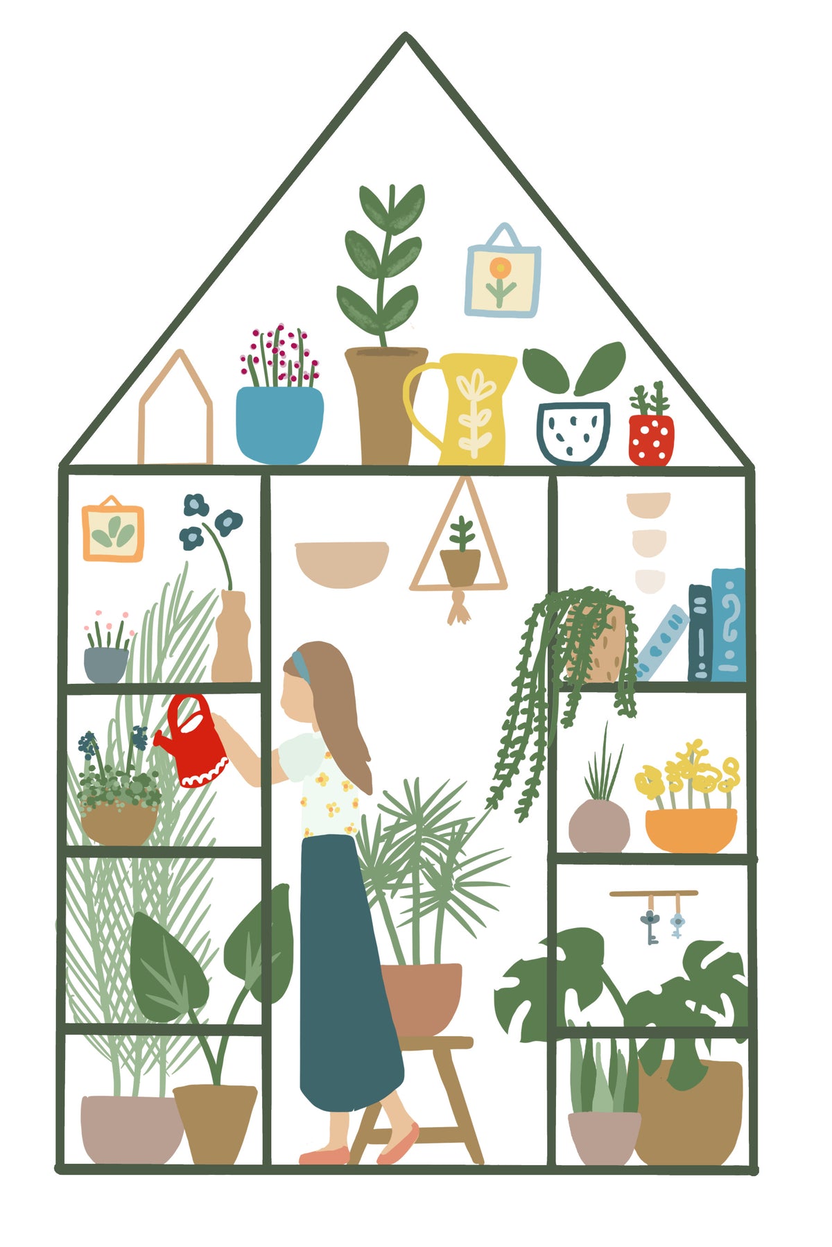 Inddor Garden Wall Mural in your room