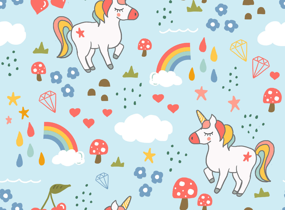 Whimsical Unicorn Dreams Wallpaper⁠ in your room