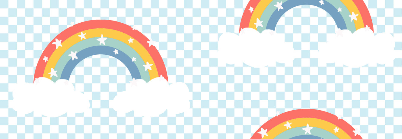 Rainbow & Starry Skies Wallpaper⁠