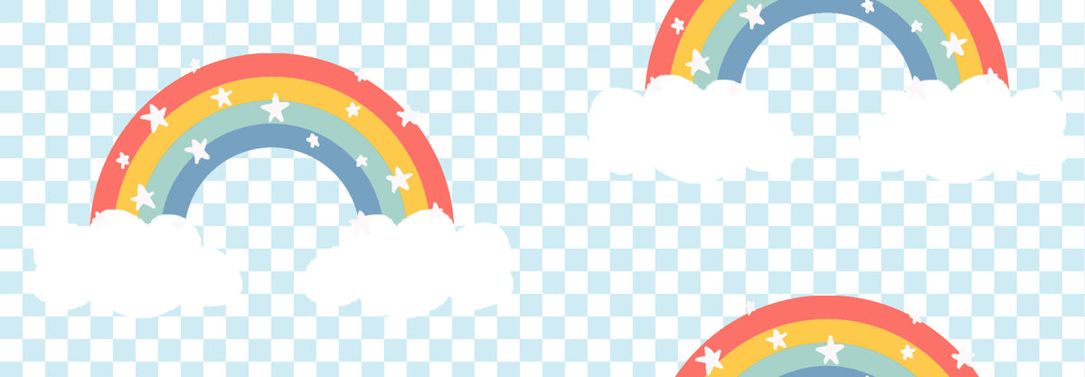 Rainbow & Starry Skies Wallpaper⁠ in your room