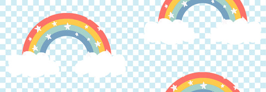 Rainbow & Starry Skies Wallpaper⁠