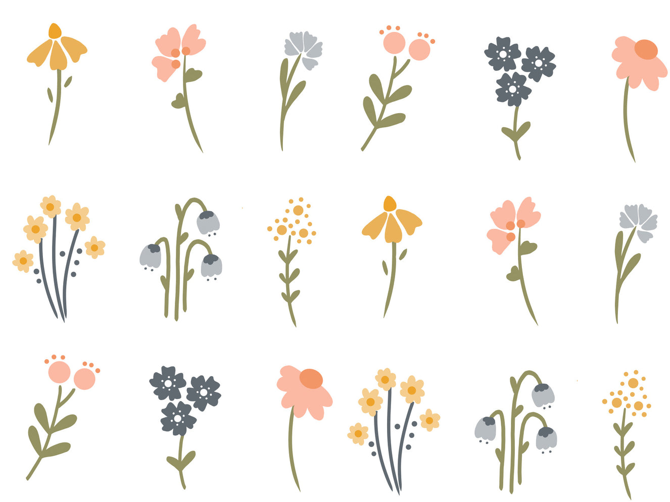 Widlflower Potraits Wallpaper⁠