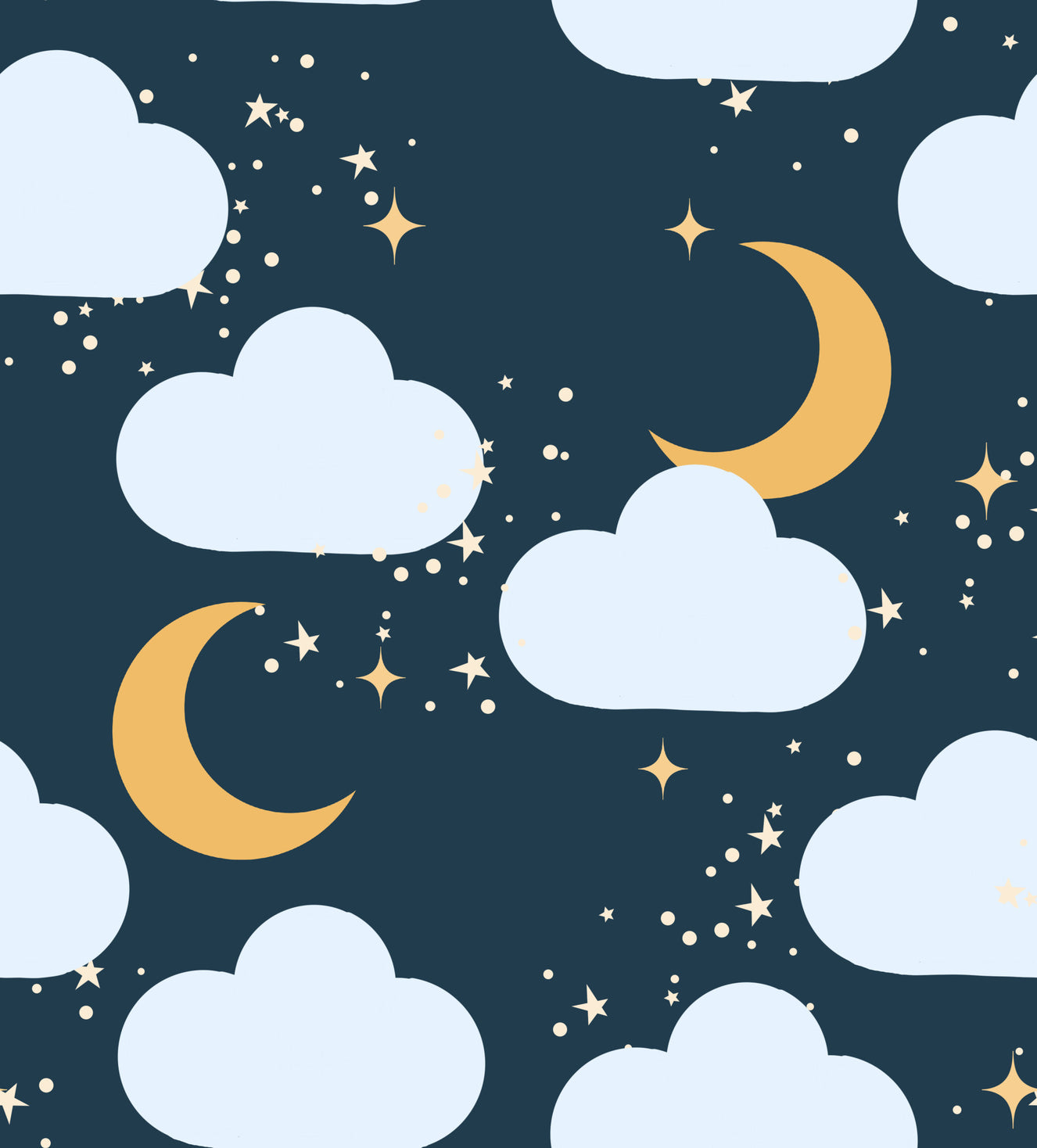 Celestial Dreams Night Sky Wallpaper⁠