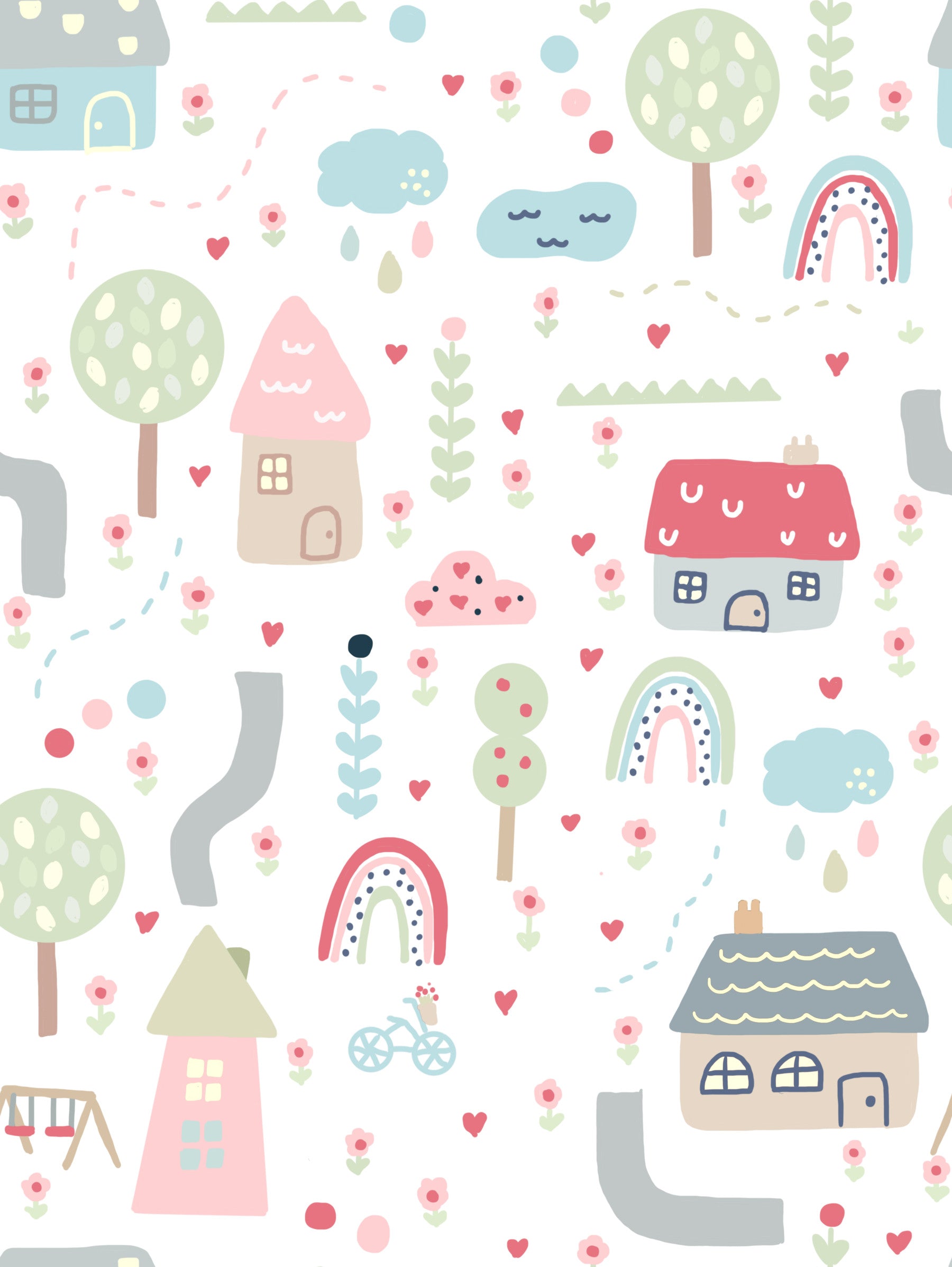 Baby Village Wallpaper⁠