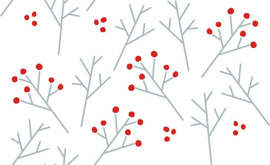 Scandi Berry Branches Wallpaper⁠