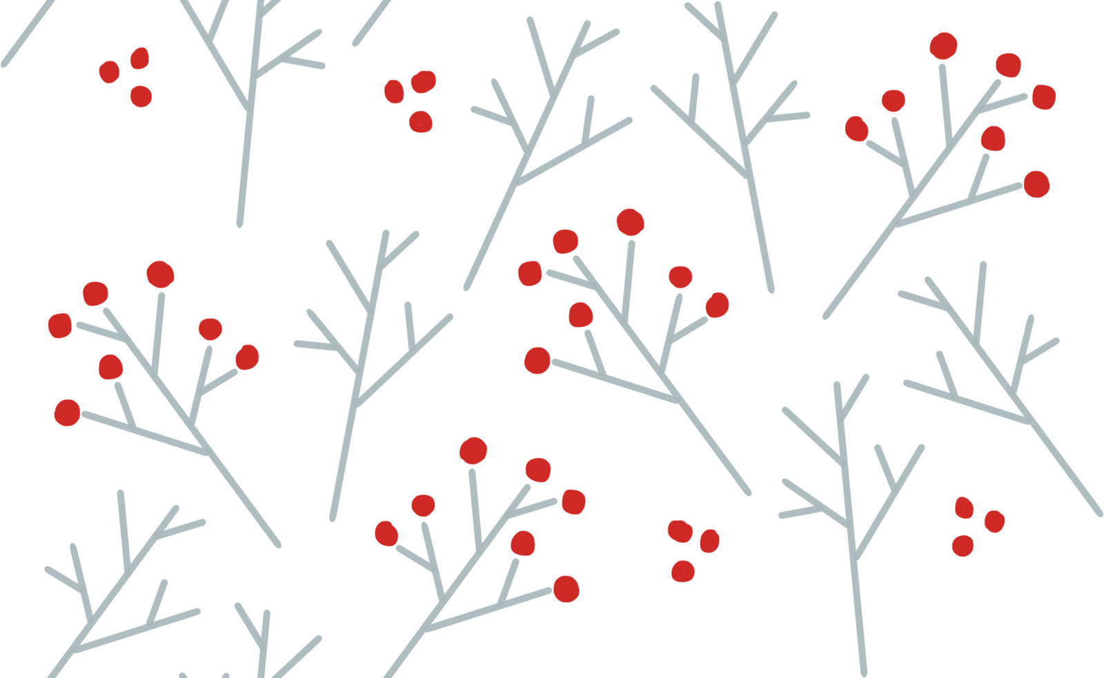 Scandi Berry Branches Wallpaper⁠