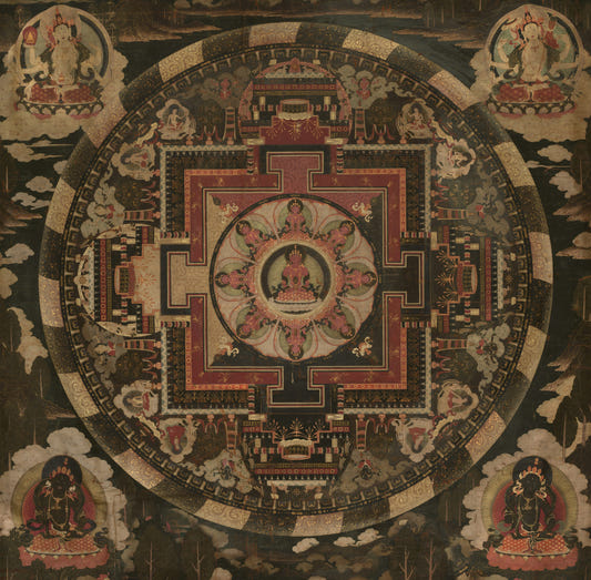 Sacred Mandala Tapestry Wall Mural
