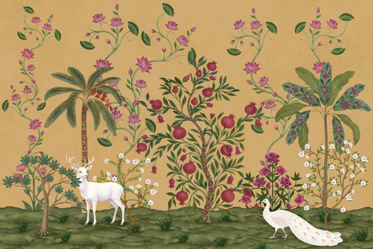 Mughal Garden Serenity Wall Mural