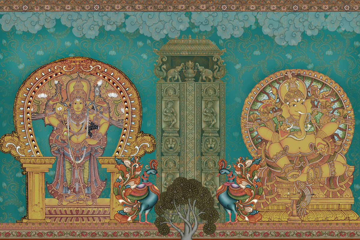 Divine Indian Grandeur Wall Mural in your room
