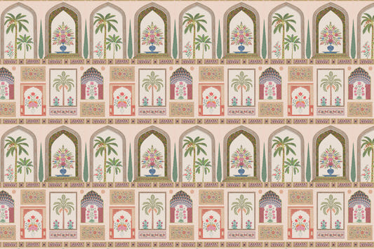 Mughal Garden Palace Wall Mural