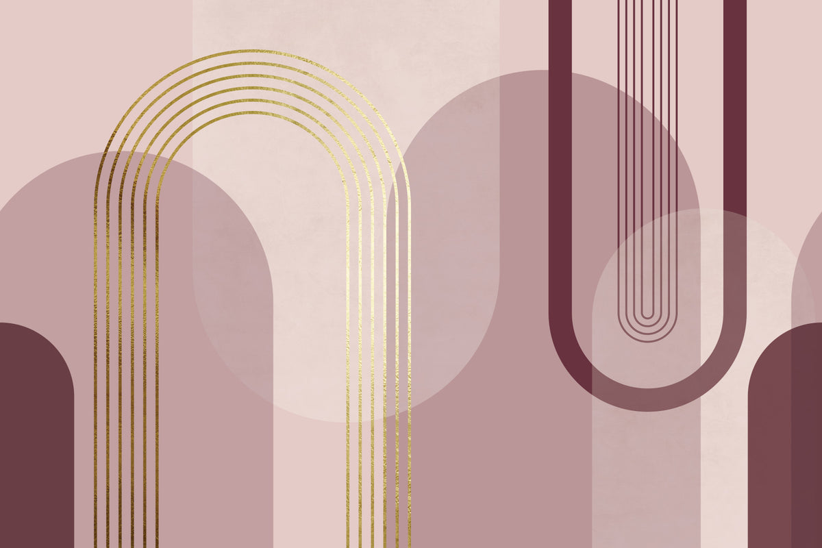 Golden Archway Serenity Wall Mural in your room — zoomed