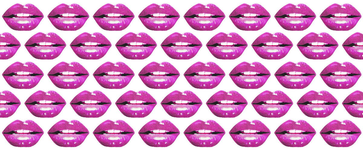 Pink Pout Pop Art Wall Mural in your room