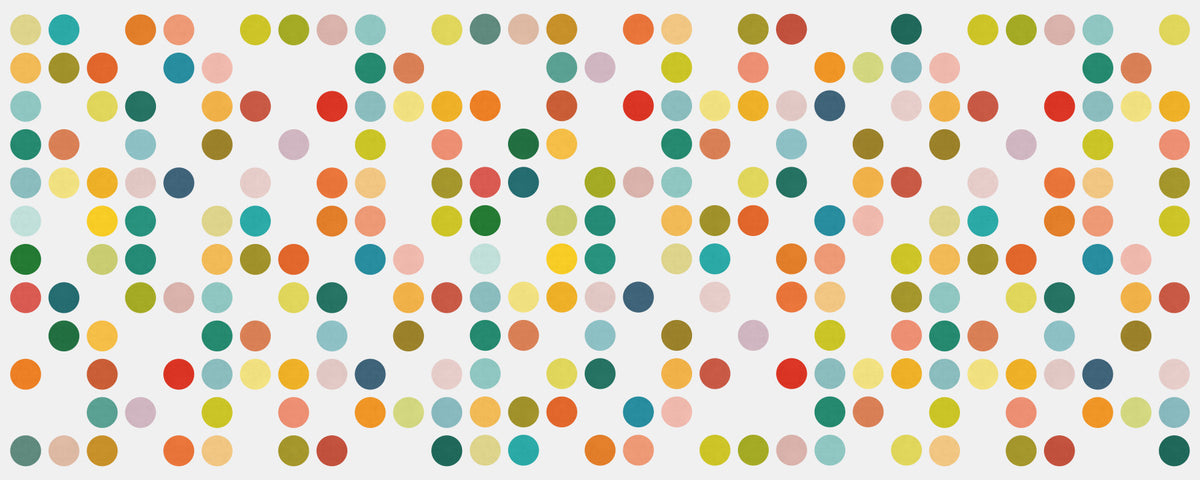 Mid-Century Dot Medley Wall Mural in your room