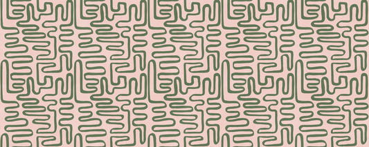Soft Flow Maze Wall Mural