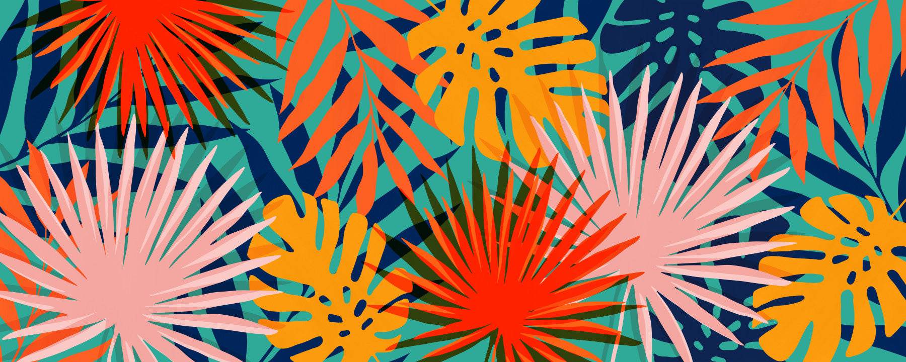 Tropical pattern Wall Mural