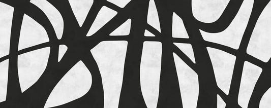 Monochrome Flow Wall Mural