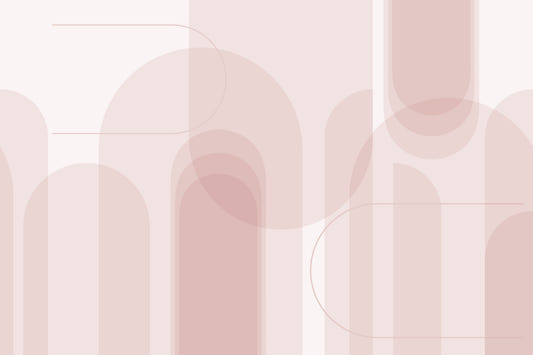 Blush Arc Flow Wall Mural