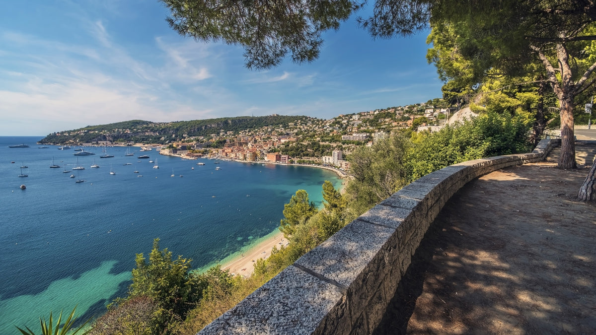 Villefranche-sur-Mer Coastal Escape Wall Mural in your room