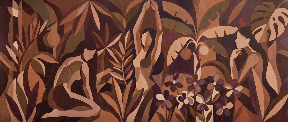 Amber Veil Wall Mural in your room