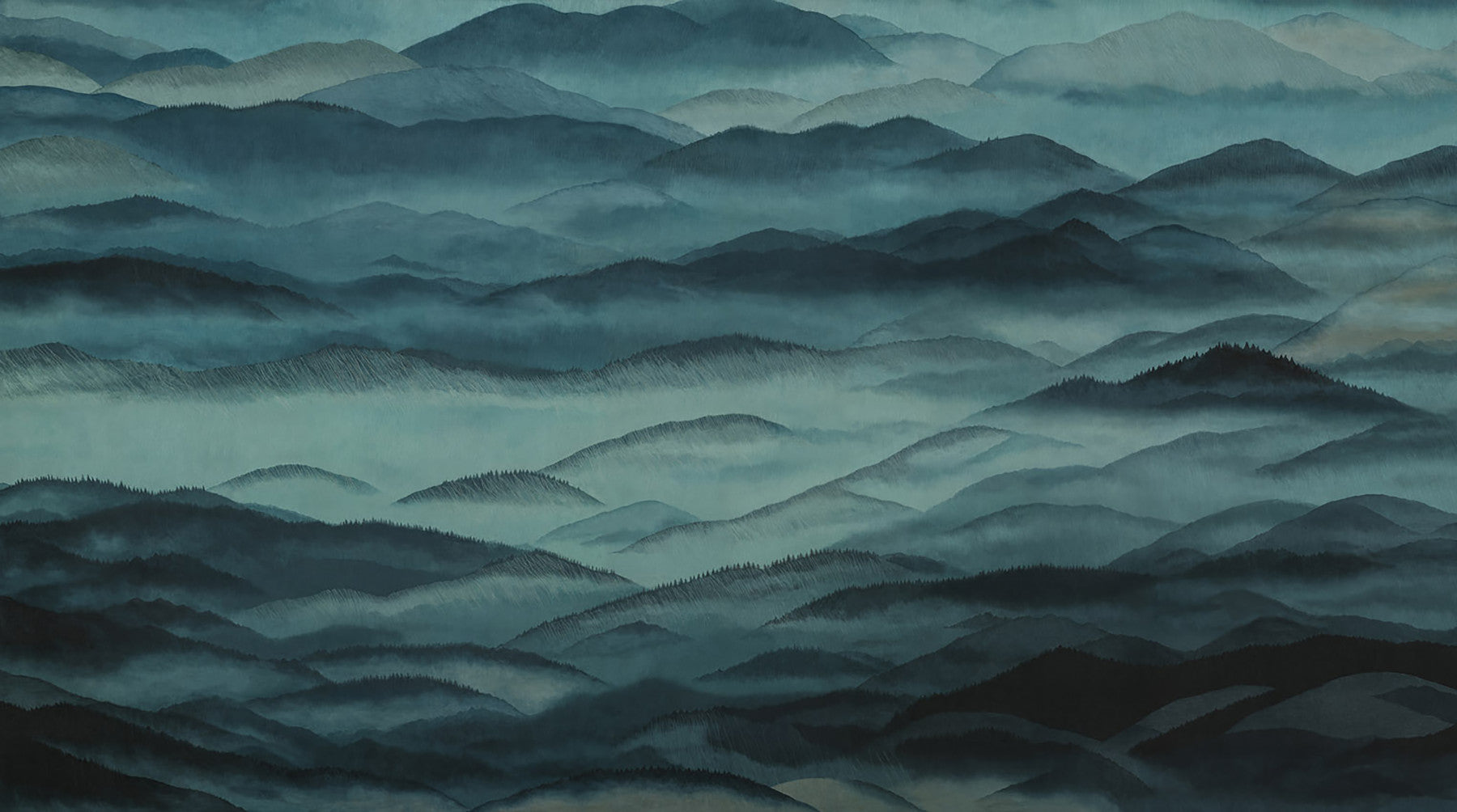 Roerich Hills Wall Mural