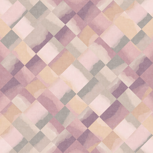 Relax Sunrise Painted Checker Wallpaper⁠