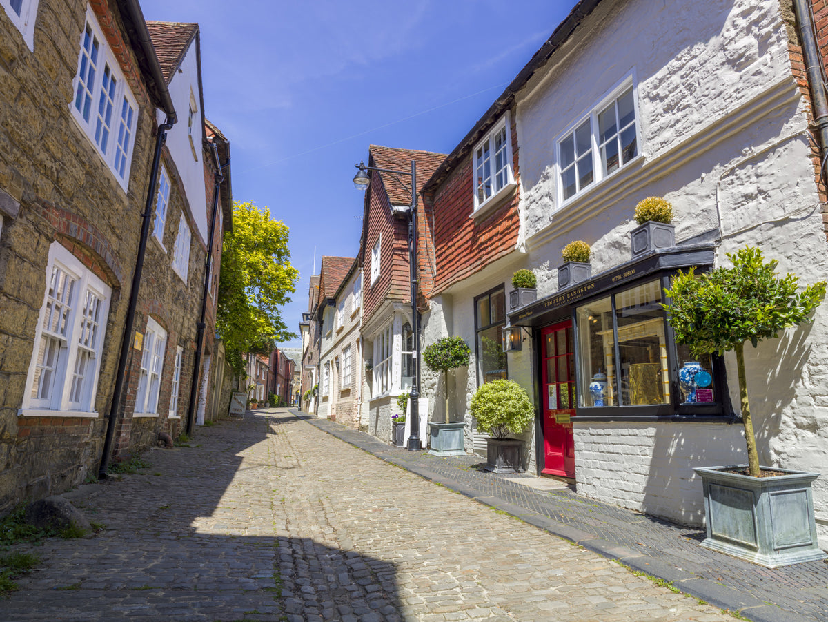 Charming Cobbled Lane Wall Mural in your room