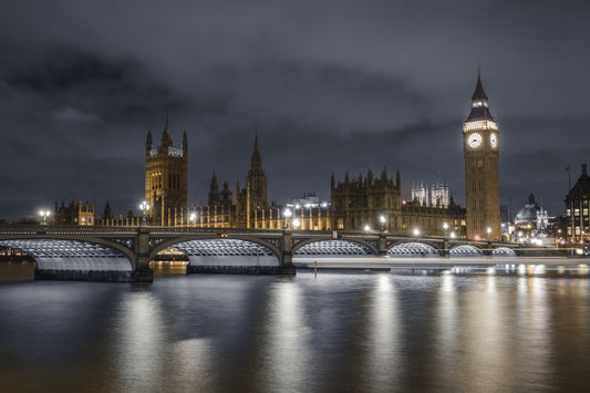 London's Illuminated Majesty Wall Mural