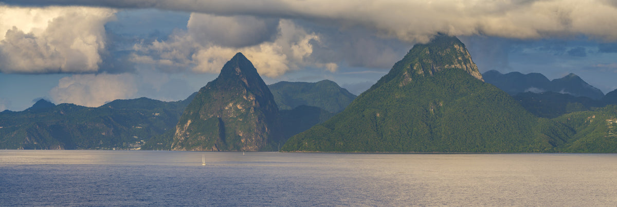 Caribbean Majesty: Pitons Serenity Wall Mural