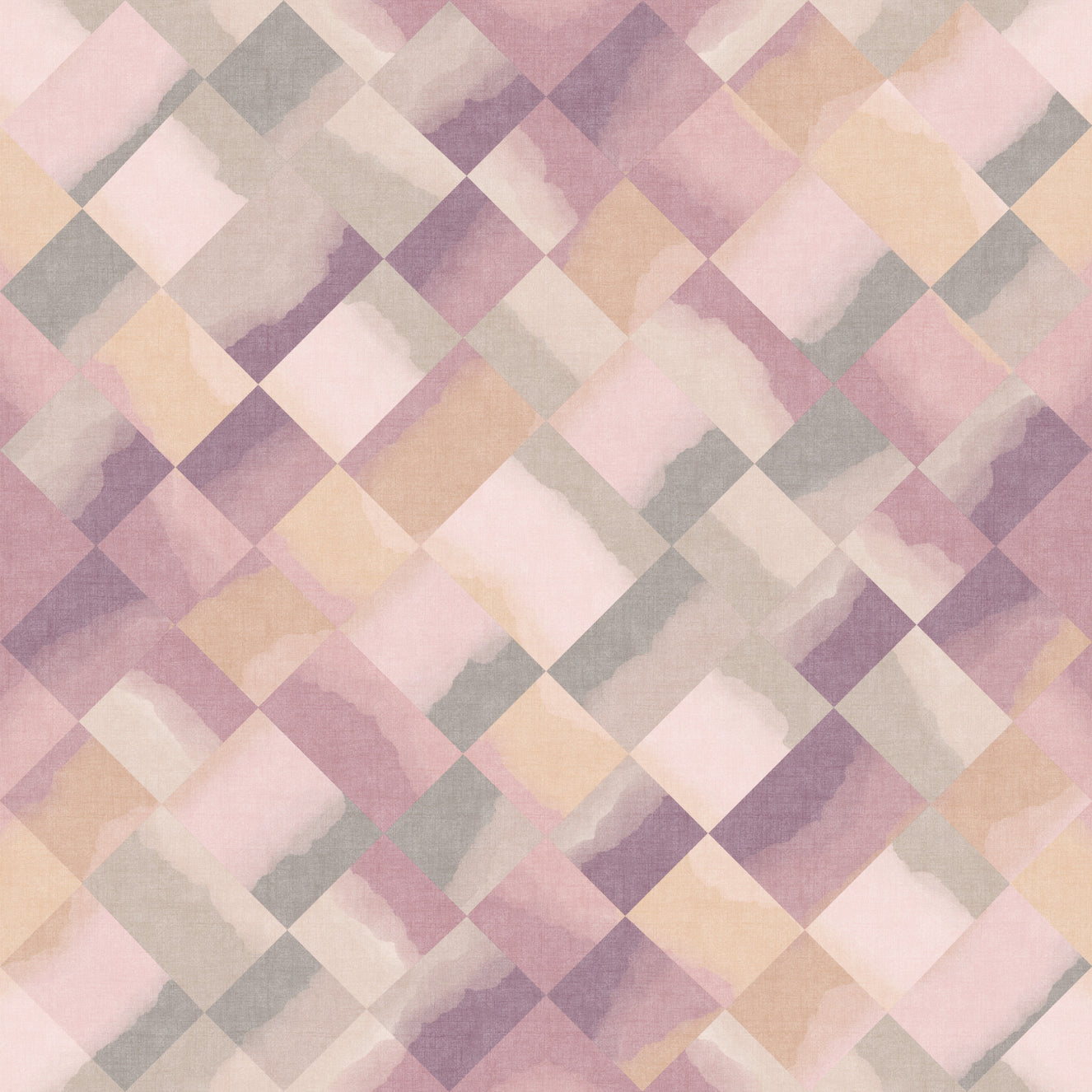 Relax Sunrise Painted Checker Mural Wall Mural