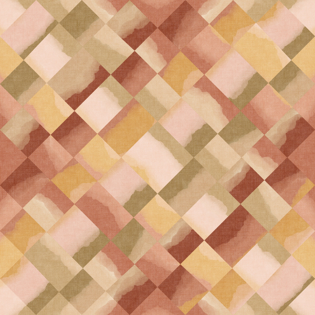Relax Sunset Painted Checker Mural Wall Mural