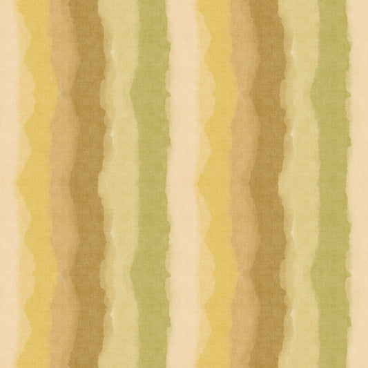 Relax Greenery Painted Stripes Wallpaper⁠