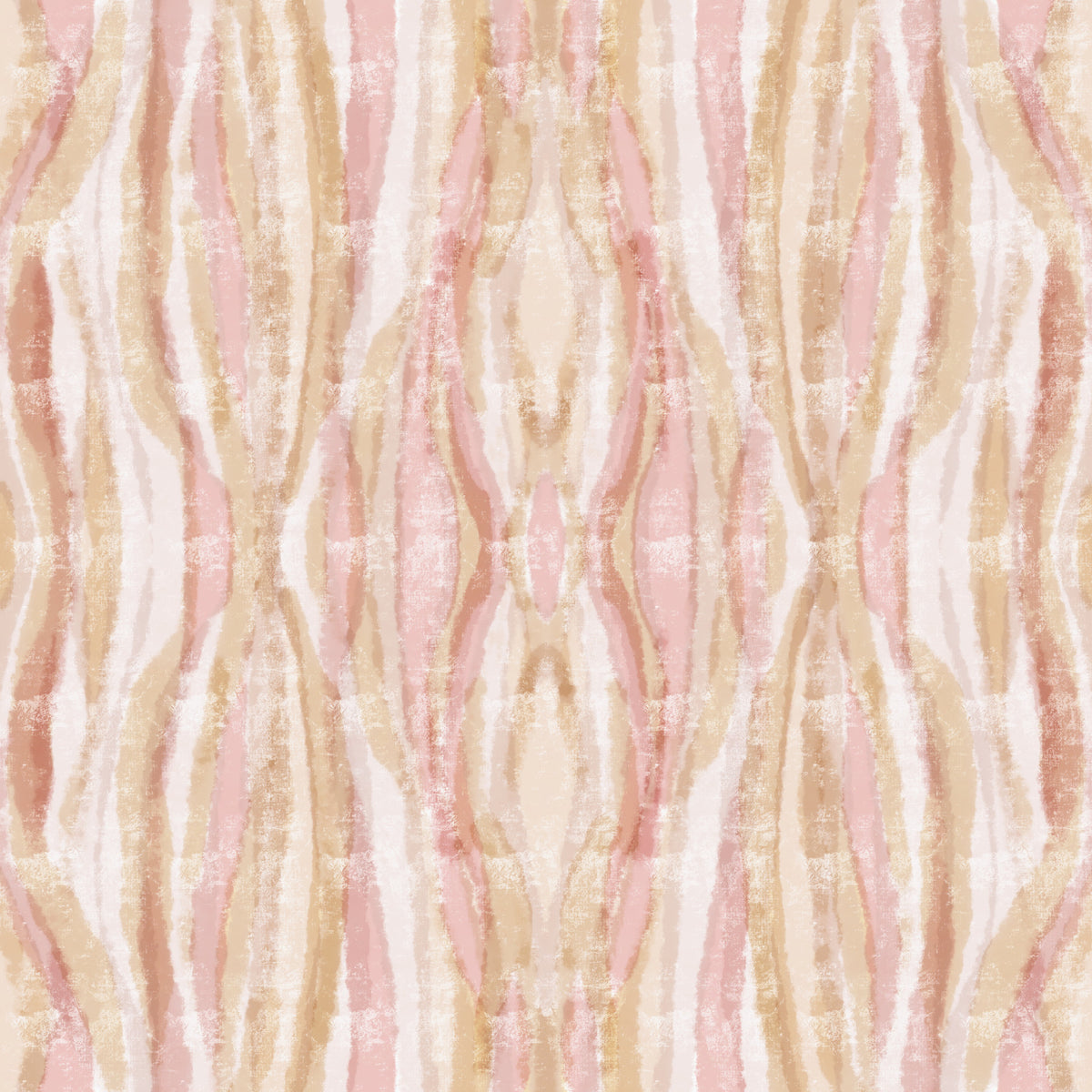 Soft Whisper ikat Waves Wallpaper⁠ in your room