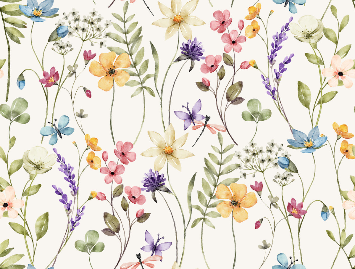 Wildflower Meadow Wallpaper⁠ in your room