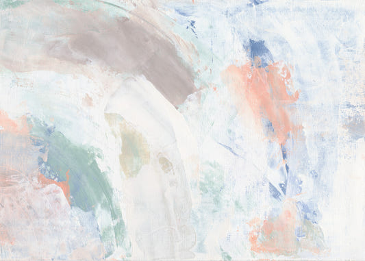 Pastel Whispers Abstract Wall Mural Wall Mural
