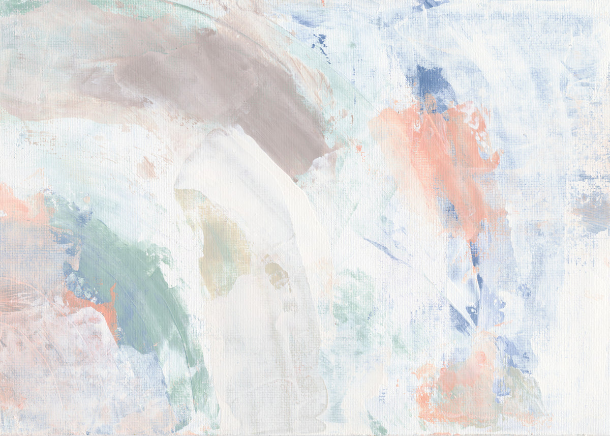 Pastel Whispers Abstract Wall Mural