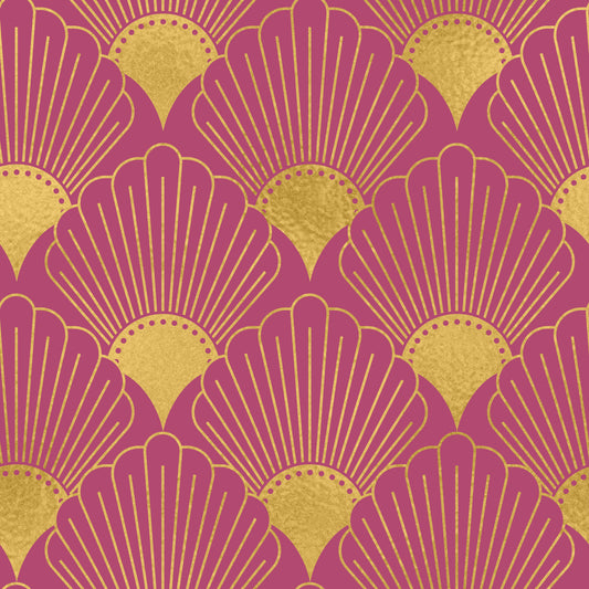 Gatsby Glamour Art Deco Fan Wallpaper Wallpaper⁠
