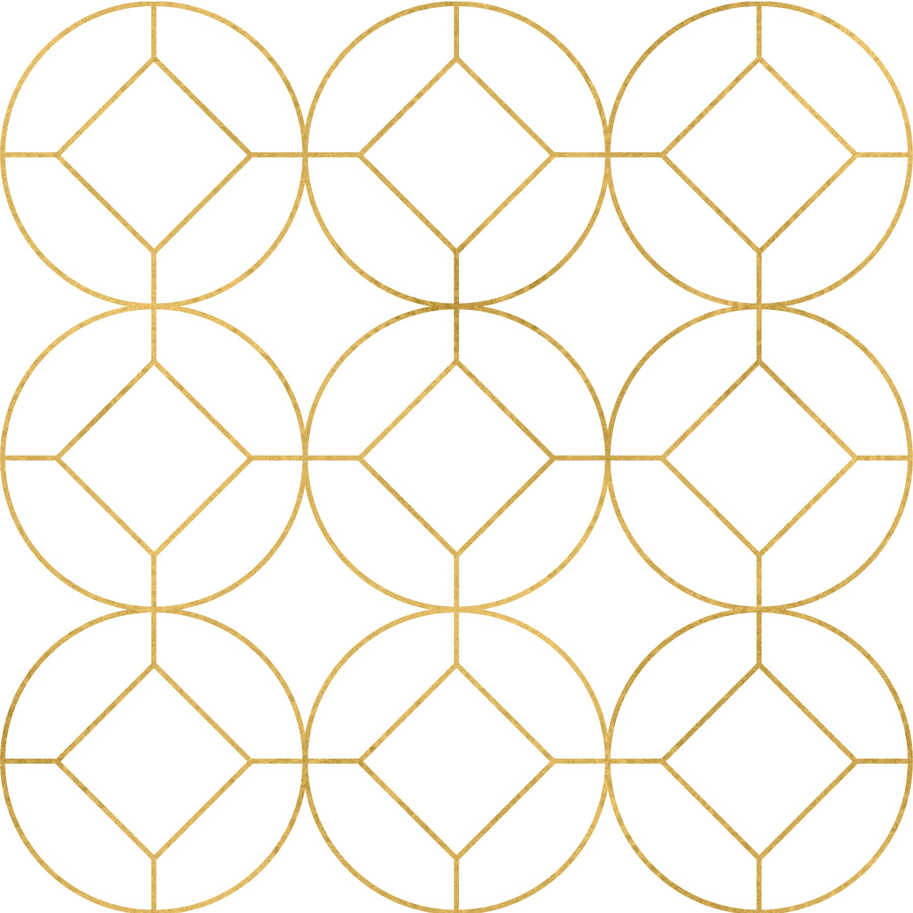 Bedroom Bright interior grid design using Modern Luxe Gold and White Lattice Wallpaper