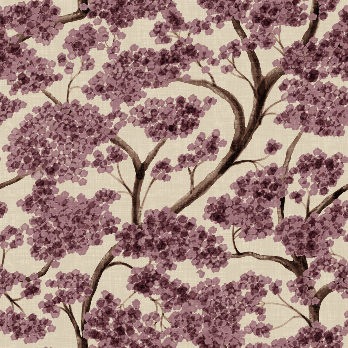 Never Ending Trailing Tree - Spring Wall Mural in your room — zoomed
