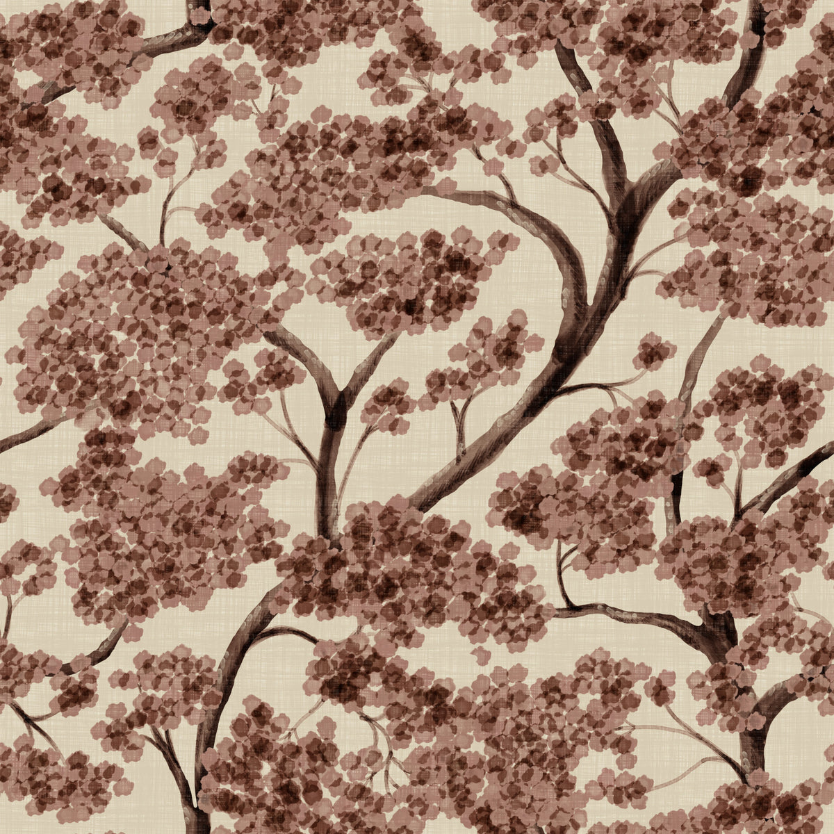 Never Ending Trailing Tree - Fall Wall Mural in your room — zoomed