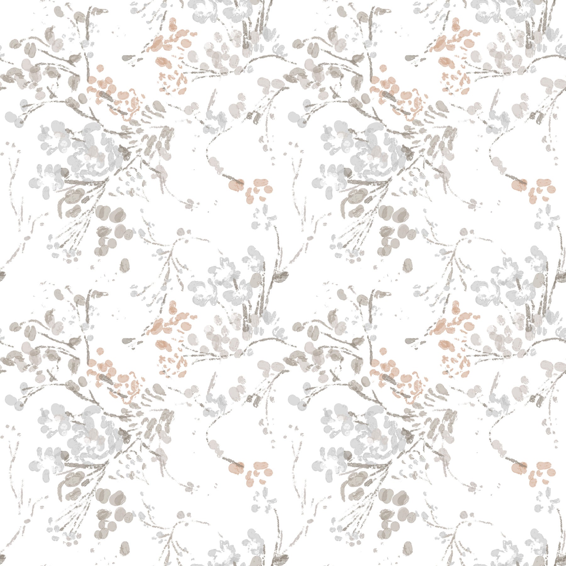 Whispering Pastel Botanicals Wallpaper Wallpaper⁠