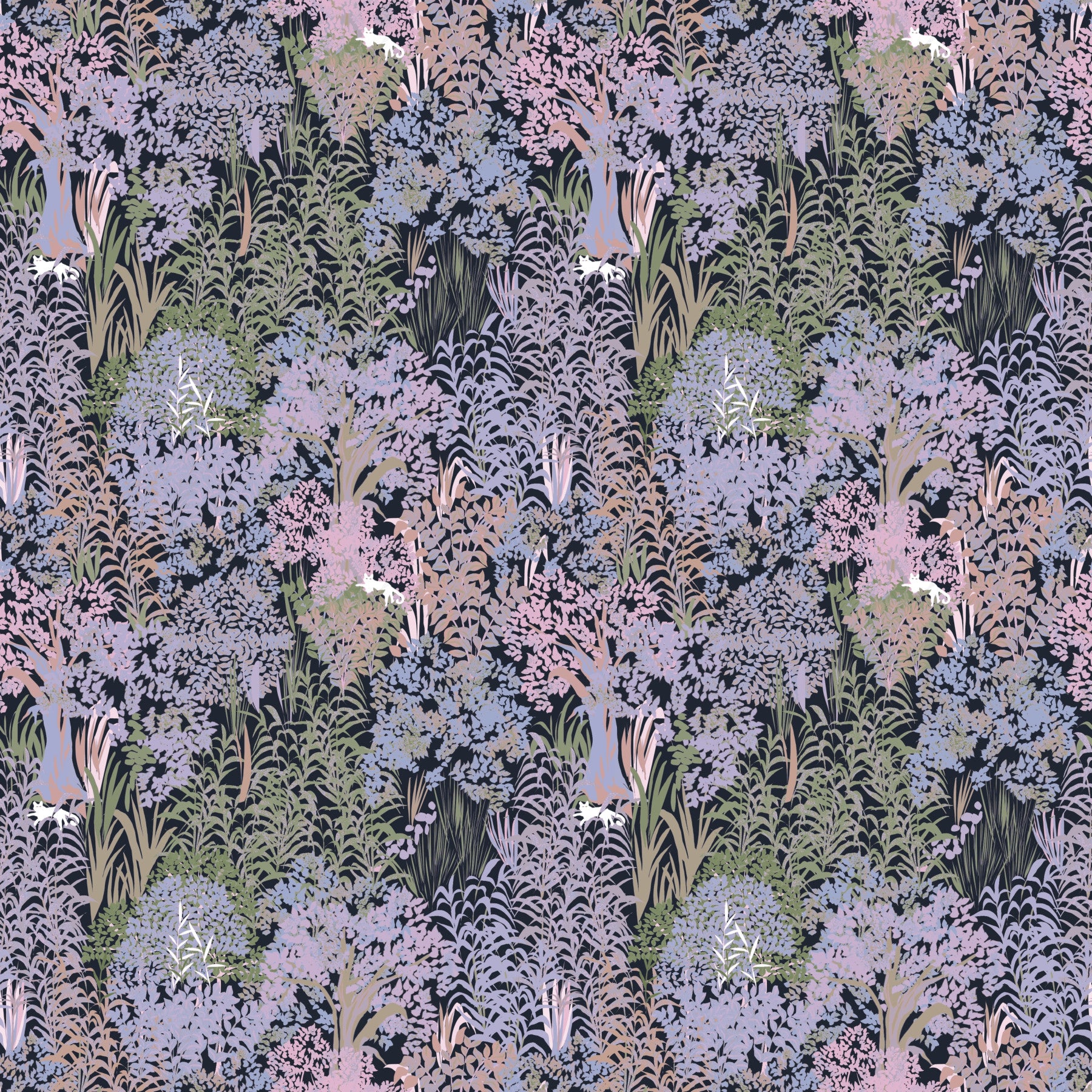 Secret Woodland Meadow Wall Decor Wallpaper⁠